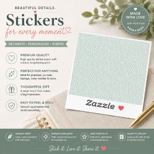 Adesivo de vinil com formato personalizado