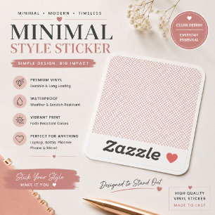 Adesivo de vinil com formato personalizado