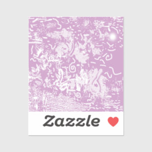 Adesivo de vinil com formato personalizado