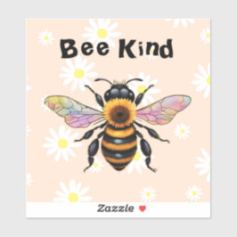 Adesivo de vinil cortado Bee Kind