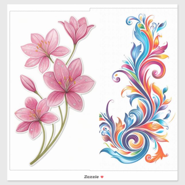 Adesivo de Vinil Cortado Personalizado (Folha)