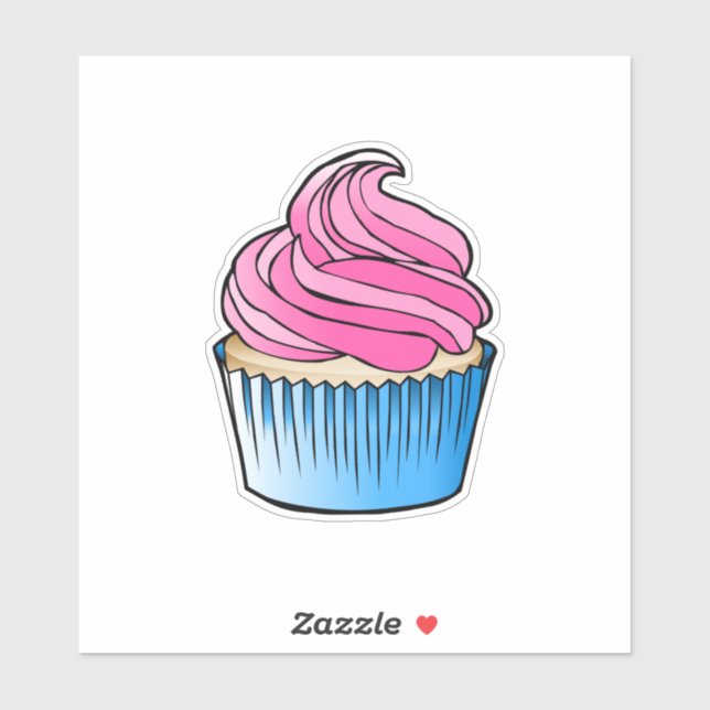 Adesivo de Vinil Cupcake (Folha)