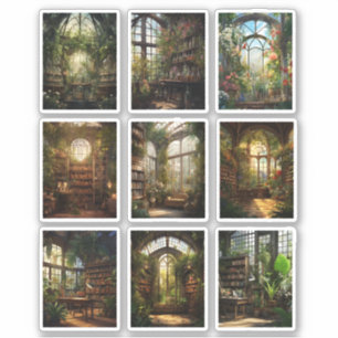 Adesivo de vinil da Academia Botânica