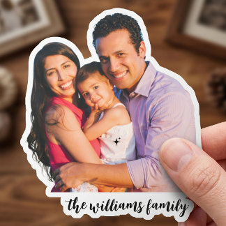Adesivo de Vinil de Foto de Família Personalizado