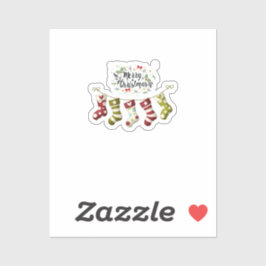 Adesivo de Vinil de Natal Personalizado