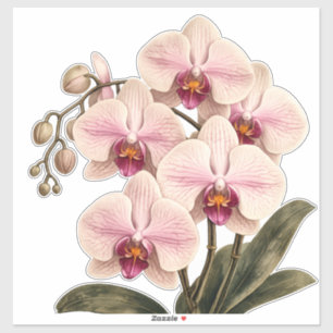 adesivo de vinil de orquídea
