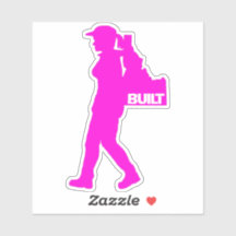 Adesivo de Vinil Ela Está Fazendo Mochilagem Idaho