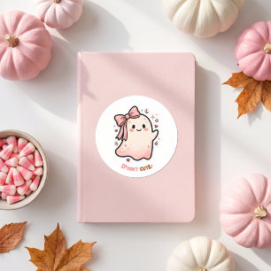 Adesivo de Vinil Fofo de Halloween Espírito Kawaii