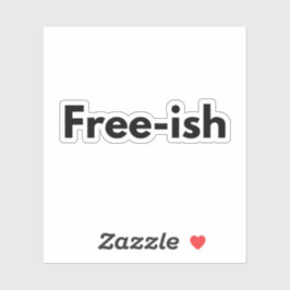 Adesivo de Vinil Free-ish do Juneteenth