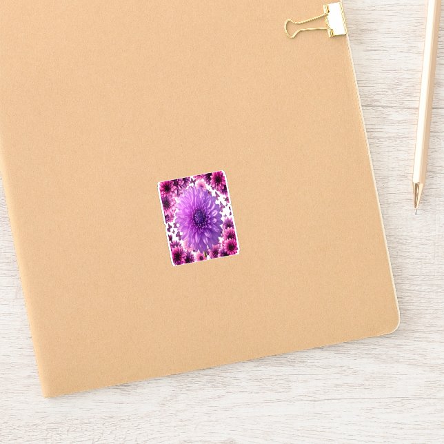 Adesivo de Vinil Lavanda – Roxo Calmante  (Caderno)