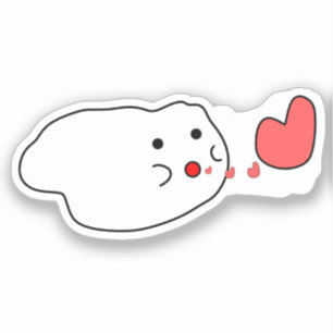 Adesivo de Vinil Nuvem Kawaii
