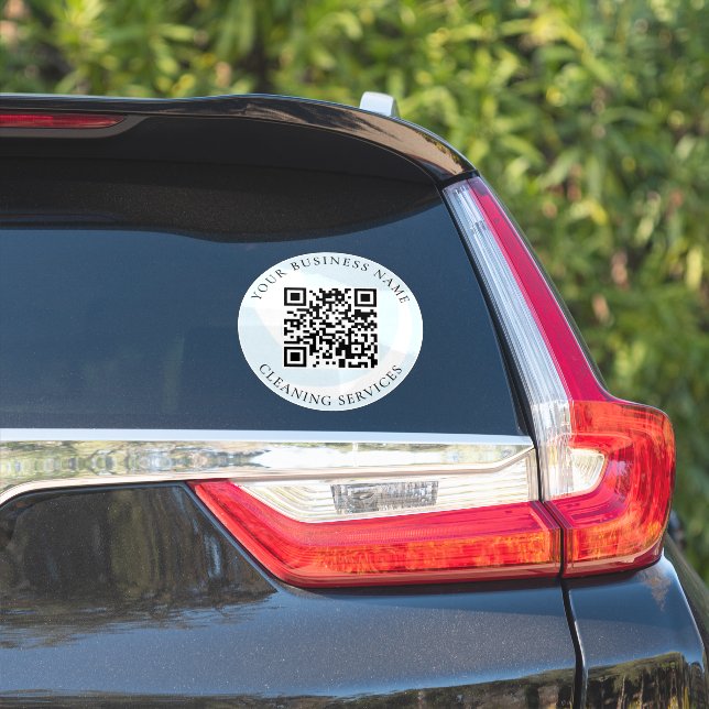 Adesivo de Vinil para Carro de Serviço de Limpeza  (Lado do carro)