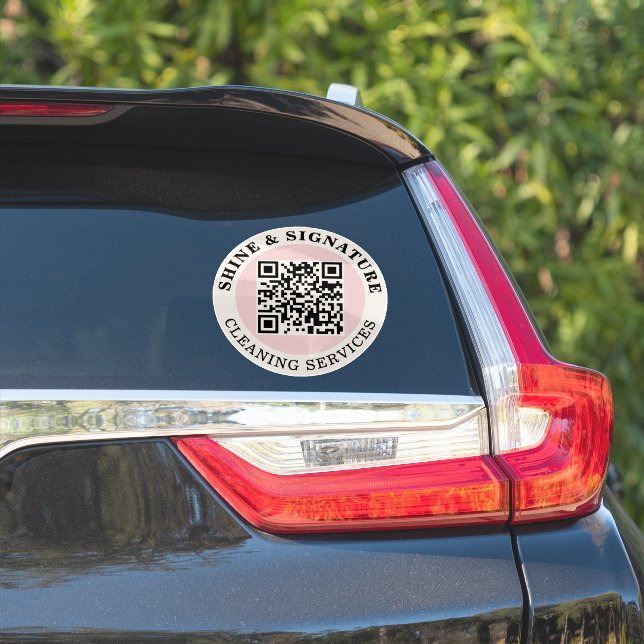 Adesivo de Vinil para Carro de Serviço de Limpeza  (Lado do carro)