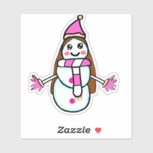 Adesivo de Vinil Personalizado Amor de Inverno Que