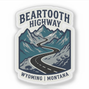 Adesivo de Vinil Personalizado Beartooth Highway