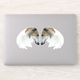 Adesivo de Vinil Personalizado Borzoi Beauties