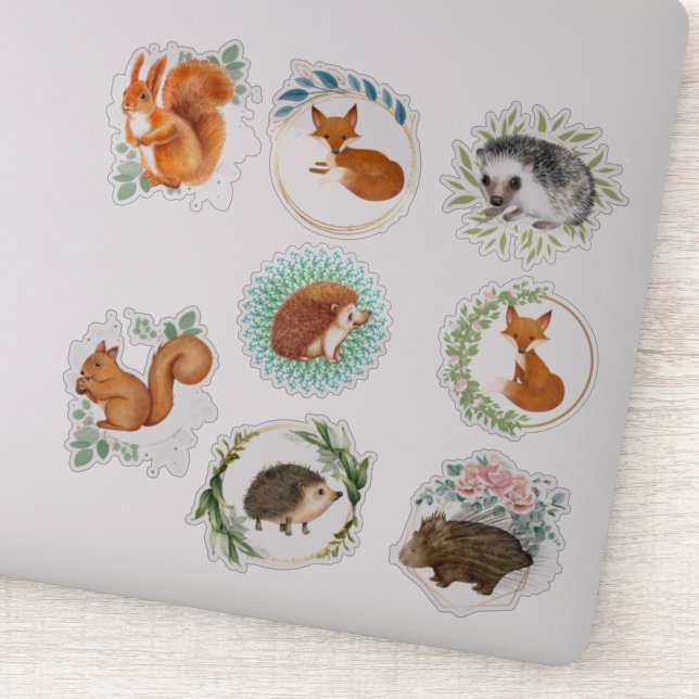Adesivo de Vinil Personalizado com Animal e Grinal (Detalhe)