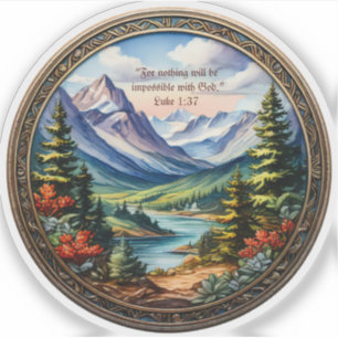 Adesivo de Vinil Personalizado com Versículo da Bí