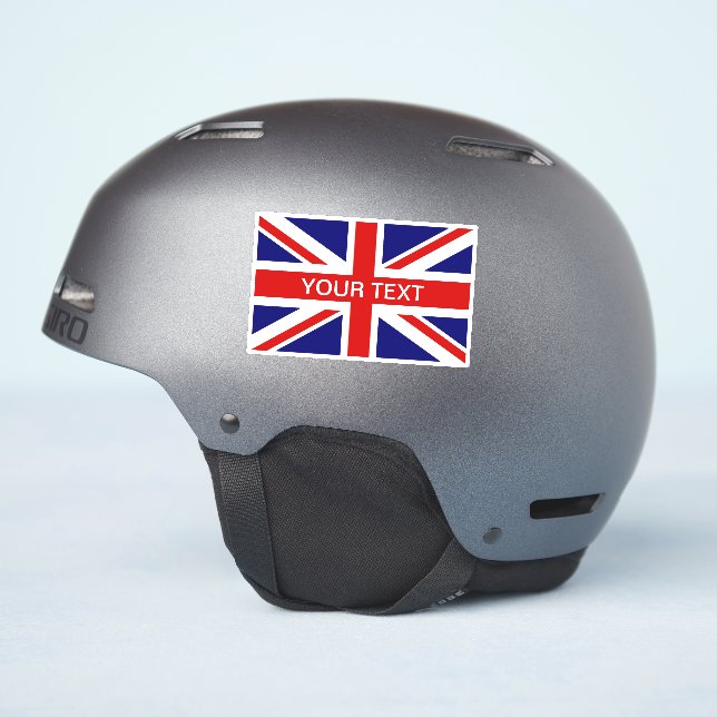 Adesivo de vinil personalizado da bandeira Union J (Lado do capacete)