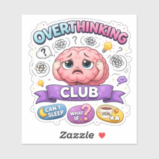 Adesivo de Vinil Personalizado de Clube de Pensame
