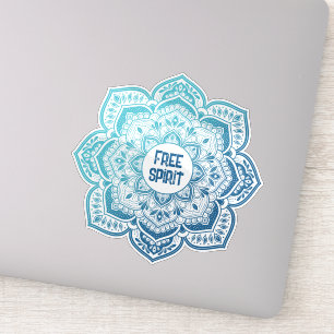 Adesivo de vinil personalizado Eira Mandala cortad