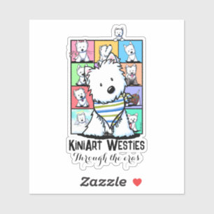 Adesivo de Vinil Personalizado KiniArt Westies Era
