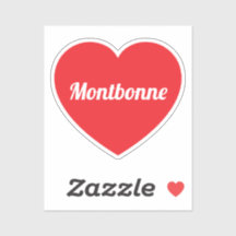 Adesivo de Vinil Personalizado Love Montbonne