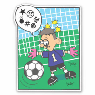 Adesivo de Vinil Personalizado para Goleiro de Fut