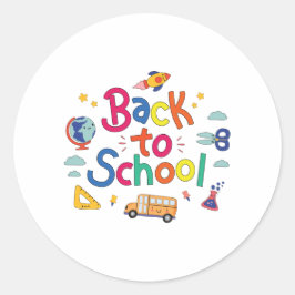 Adesivo De volta à escola