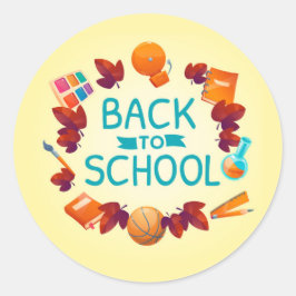 Adesivo De volta à escola