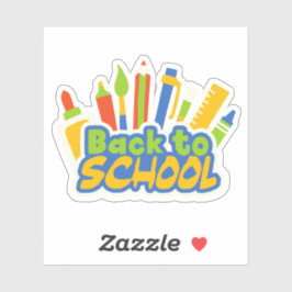 Adesivo De volta à escola