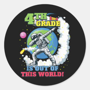 Adesivo De volta à Escola 4º Espaço Fora deste Mundo