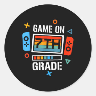 Adesivo De Volta à Escola Jogo Ativado 7ª Série Crianças D