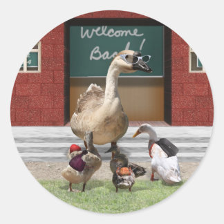 Adesivo De volta à escola, Patos Pequenos!