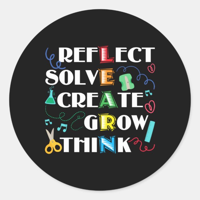 Adesivo De volta à Escola Professora Motivação Aprenda Pre (Frente)