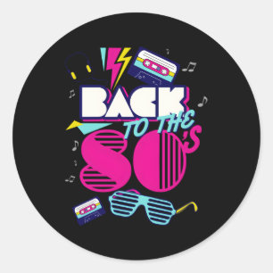 Adesivo De Volta Para A Anos 80 I Love Anos 80