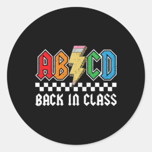 Adesivo De Volta Para A Classe Rocks De Volta Para A Escol