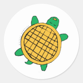adesivo de Waffle Turtles