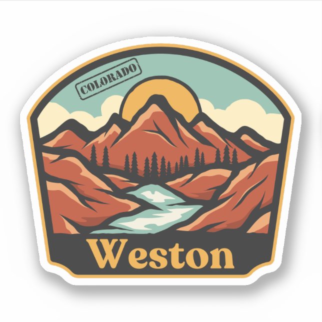 Adesivo de Weston, Colorado (Frente)