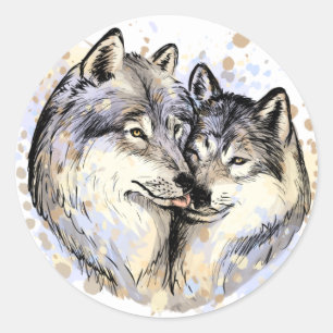 Adesivo de Wolf Sticker