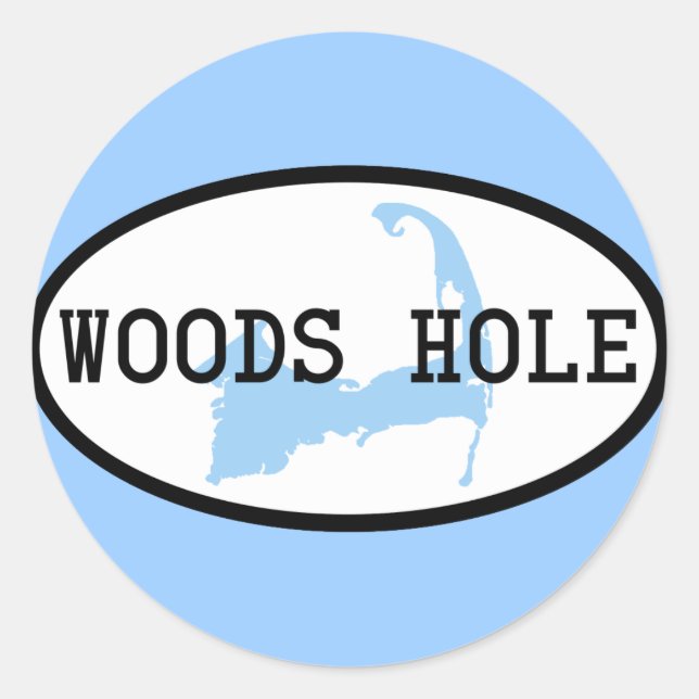Adesivo de Woods Hole (Frente)