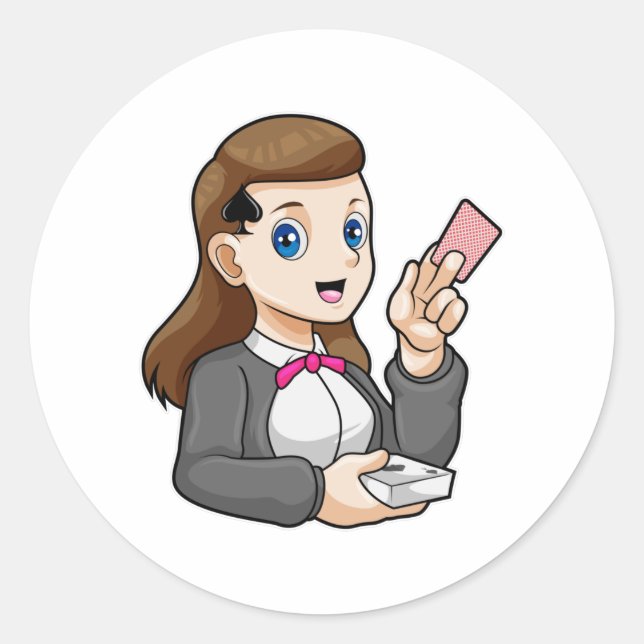 Adesivo Dealer no Poker (Frente)