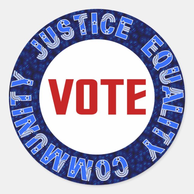 Adesivo Debate sobre a igualdade de oportunidades entre ho (Frente)