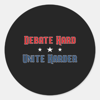 Adesivo Debater Duro Unir Mais Forte Unidade Patriótica Po