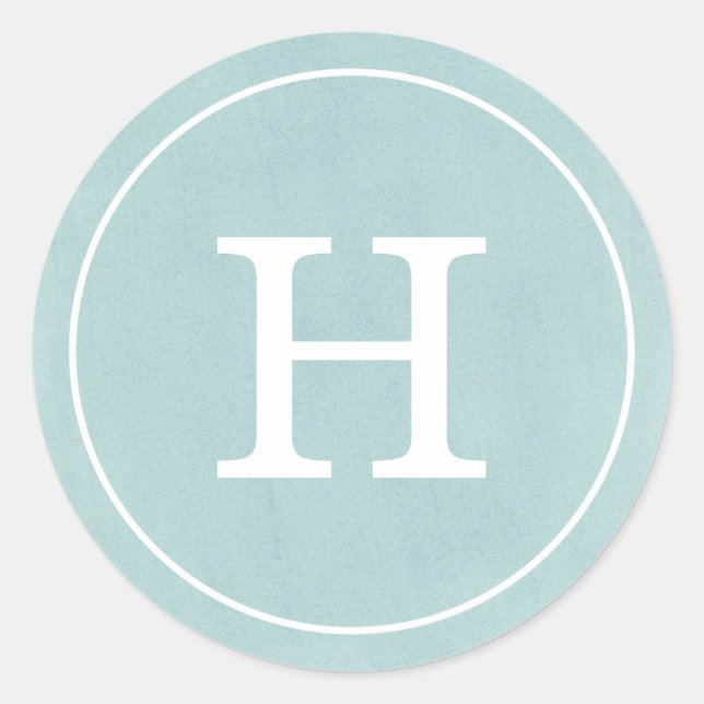 Adesivo Debonair Turquoise Monograma (Frente)