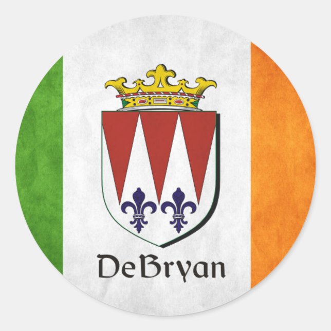 Adesivo DeBryan Irish Flag (Frente)