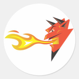 Adesivo Decal da Cabeça do Fiery Devil