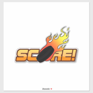 Adesivo Decal de hockey com pontuação