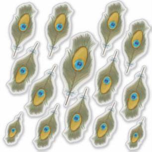 Adesivo Decal de Pavão