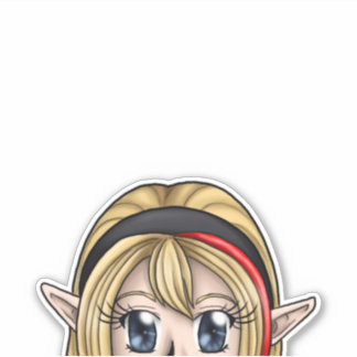 Adesivo Decal de Peeking Kojika